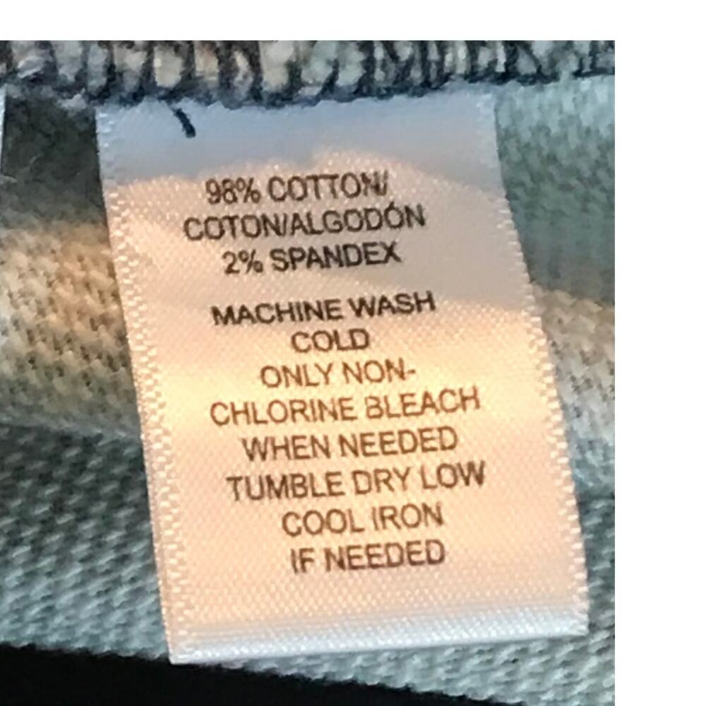 Loft Ann Taylor Pants Size 12 Womens Blue White Cropped The Riviera Julie Fit - Picture 8 of 9